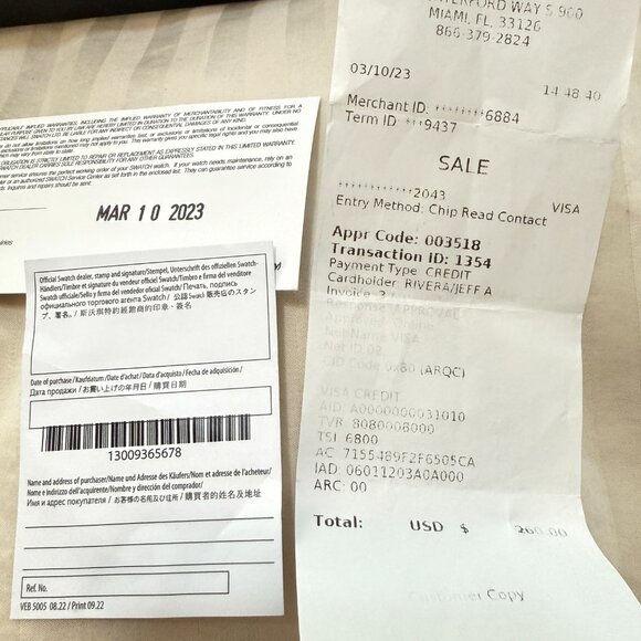 Authentic OMEGA X SWATCH Bioceramic MoonSwatch Mission to Mercury SO33A100 Full - Picture 4 of 14